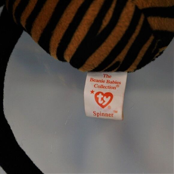 1996 Ty Beanie Baby Spinner The Spider Retired Vintage Attic Treasures With Tags - Picture 7 of 9